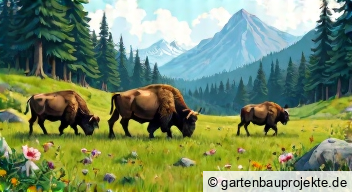 HERAUSFORDERUNGEN durch Wölfe UND Bisons in Oberfranken