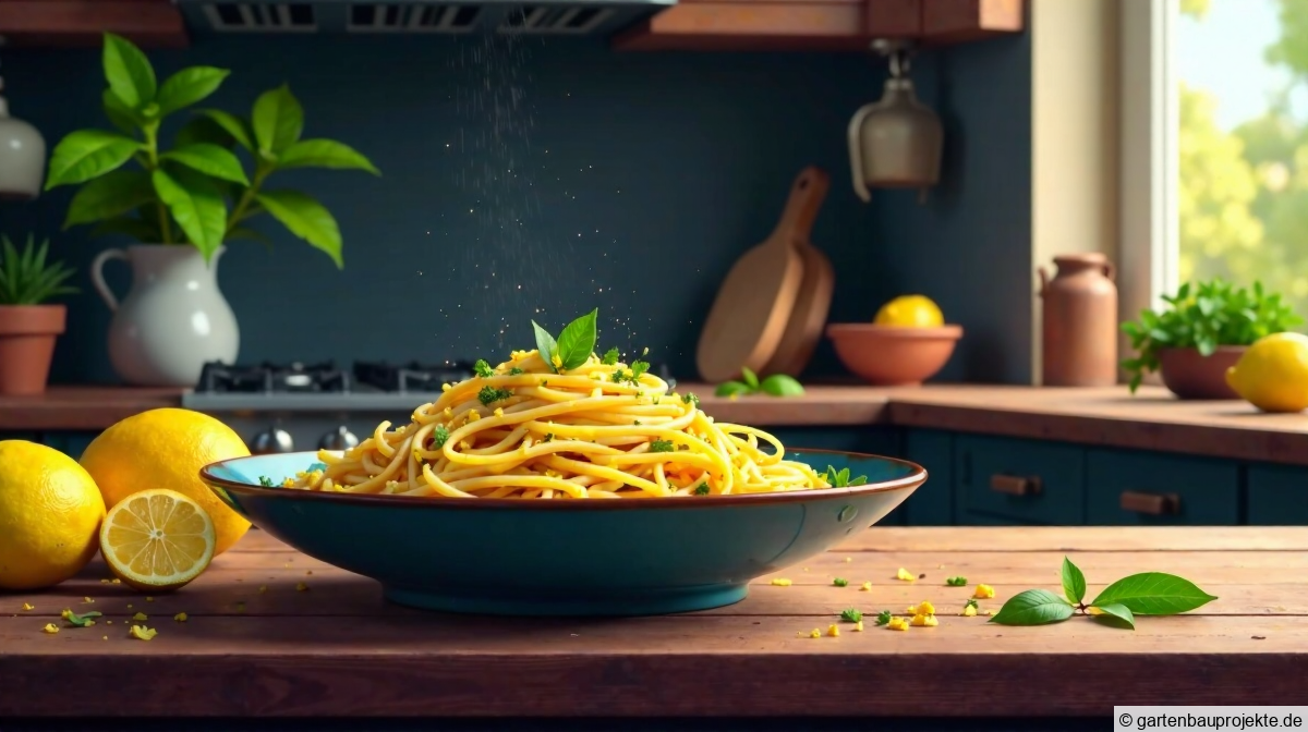 Schnelle Landküche zur Erntezeit: Spaghetti al Limone Rezept für Genuss
