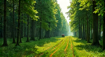 Ich erinnere an die Waldsperrung durch Landwirte (1/10)