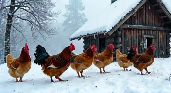 Soziale Aspekte der Hühnerhaltung im Winter (6/10)